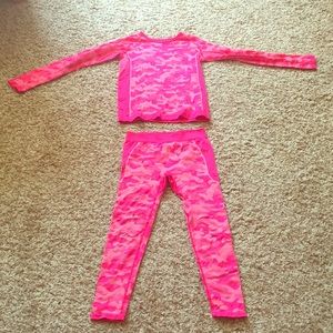 Youth size 8 long thermal underwear set